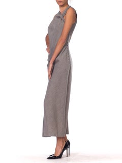 1990s John Galliano Wool Maxi Dress