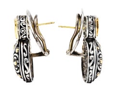 1990s John Hardy Lemon Quartz 18 Karat Gold Sterling Silver Batu Sari Collection