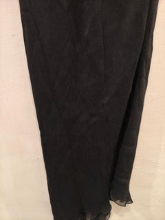 Vestido largo negro de Just Cavalli de los años 90, talla S