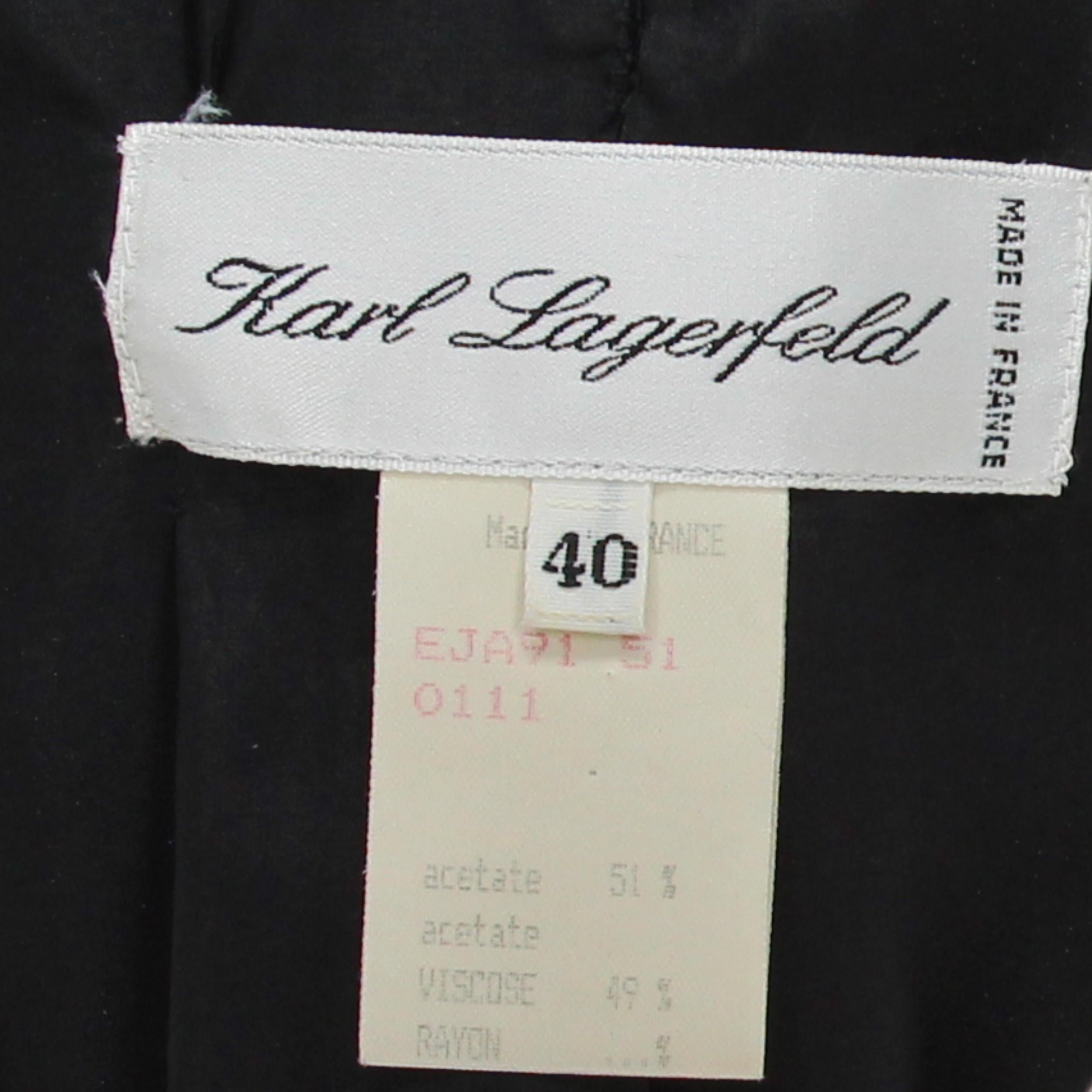 1990s Karl Lagerfeld Double-Breasted Blazer 1