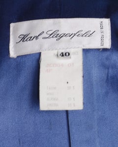 Trench vintage anni '90 di Karl Lagerfeld in morbida lana d'angora e alpaca