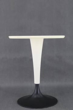 1990s Kartell Dr. Na Table in Cream White and Black by Philippe Starck, Italy