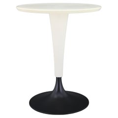 1990er Kartell Dr. Na-Tisch in Cremeweiß und Schwarz von Philippe Starck, Italien