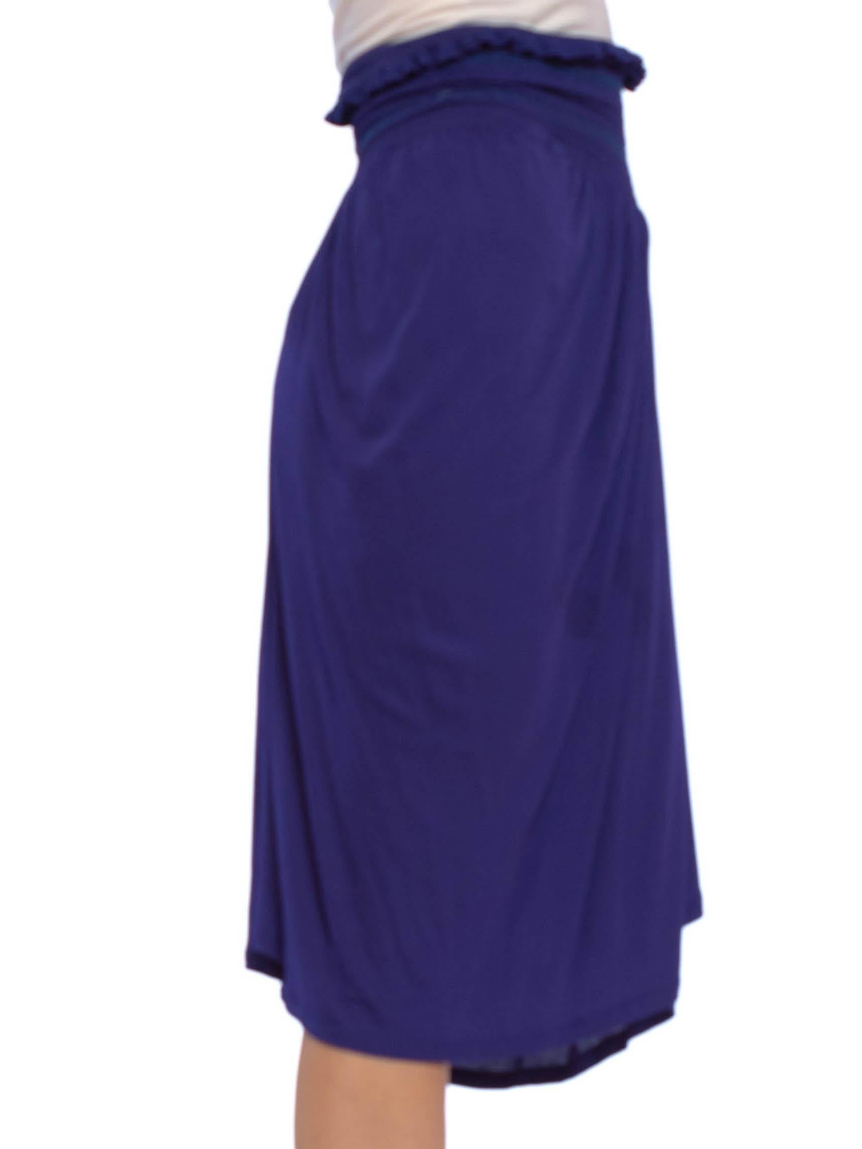 purple wrap skirt