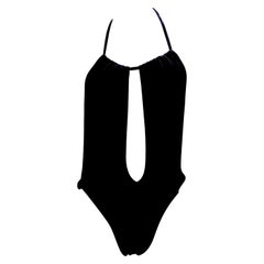  1990s Key Hole Cut Swimsuit