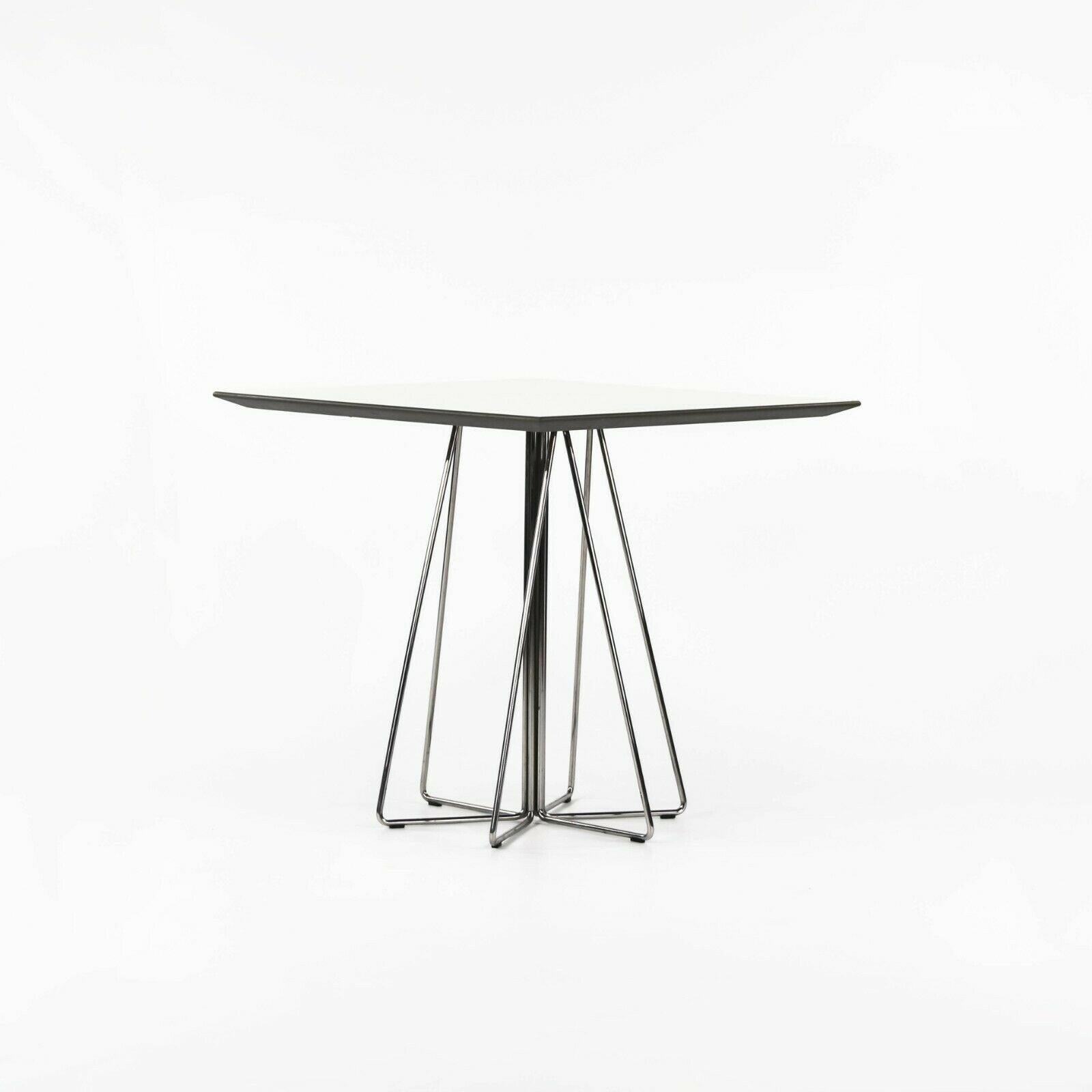 American 1990s Knoll Paperclip Dining Table by Lella and Massimo Vignelli w/ Laminate Top For Sale