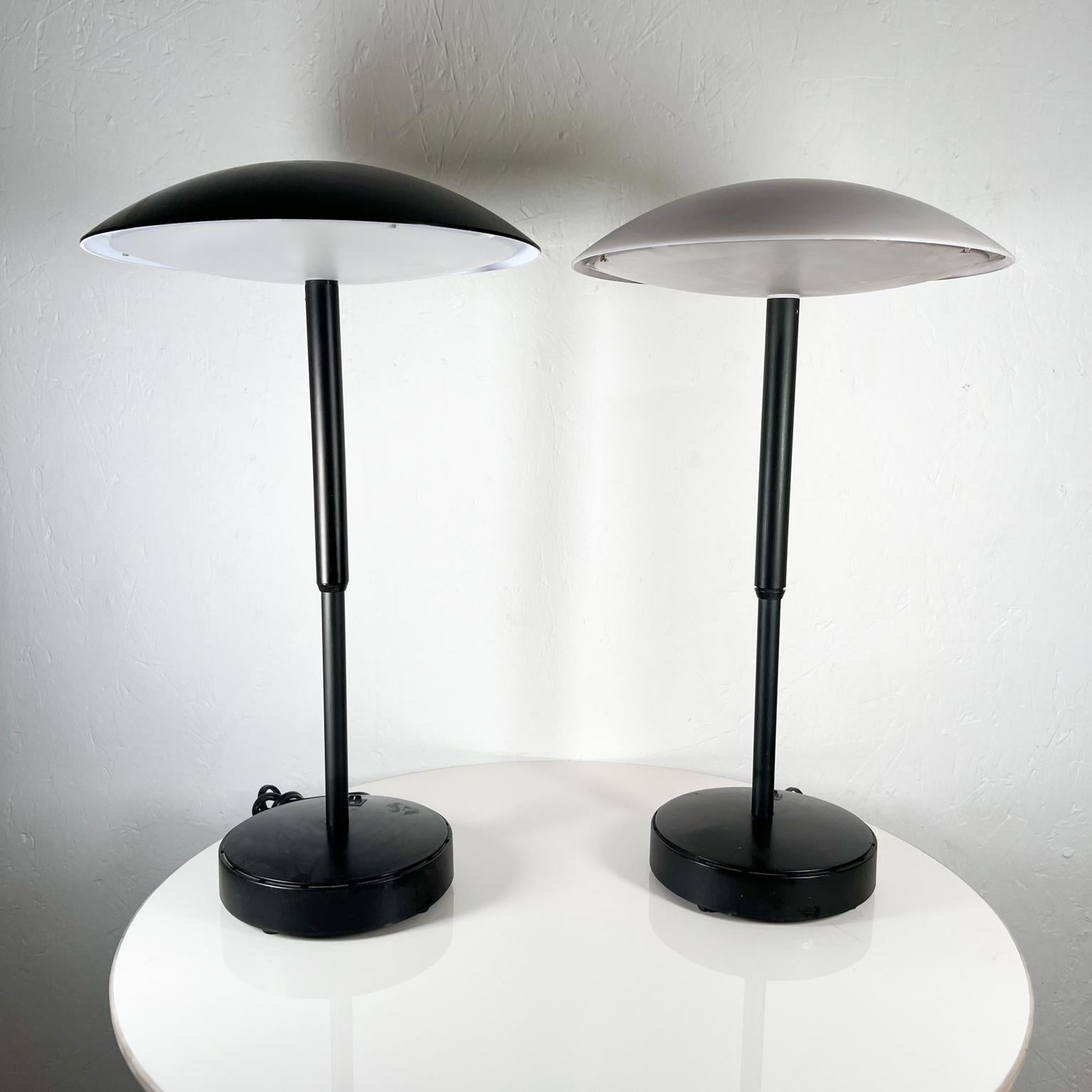 Desktop Lamps Set of 2
KNOLL Telescopic Table Desk Lamp 
designed by John Rizzi & Brooks Rorke 
The Desktop Lamp is an award-winning design of pure geometric form.
Lamp design has won the Furniture/Lighting Gold Award, IDSA/IDEA – 1992, and the