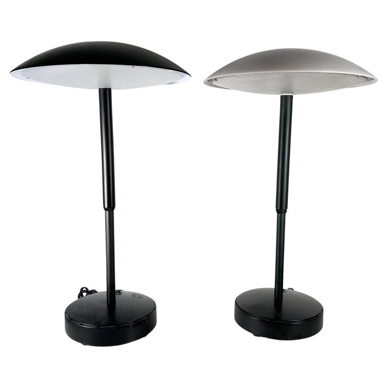 1990s Knoll Telescopic Table Lamps Black and White by John Rizzi and Brooks  Rorke For Sale at 1stDibs