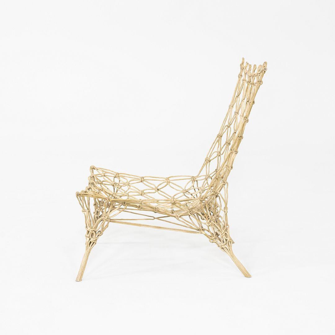italien Chaise nouée des années 1990 par Marcel Wanders / Droog pour Cappellini en corde verte en vente