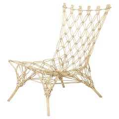 Chaise nouée des années 1990 par Marcel Wanders / Droog pour Cappellini en corde verte