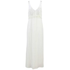 Retro 1990s La Perla White Wedding Dress