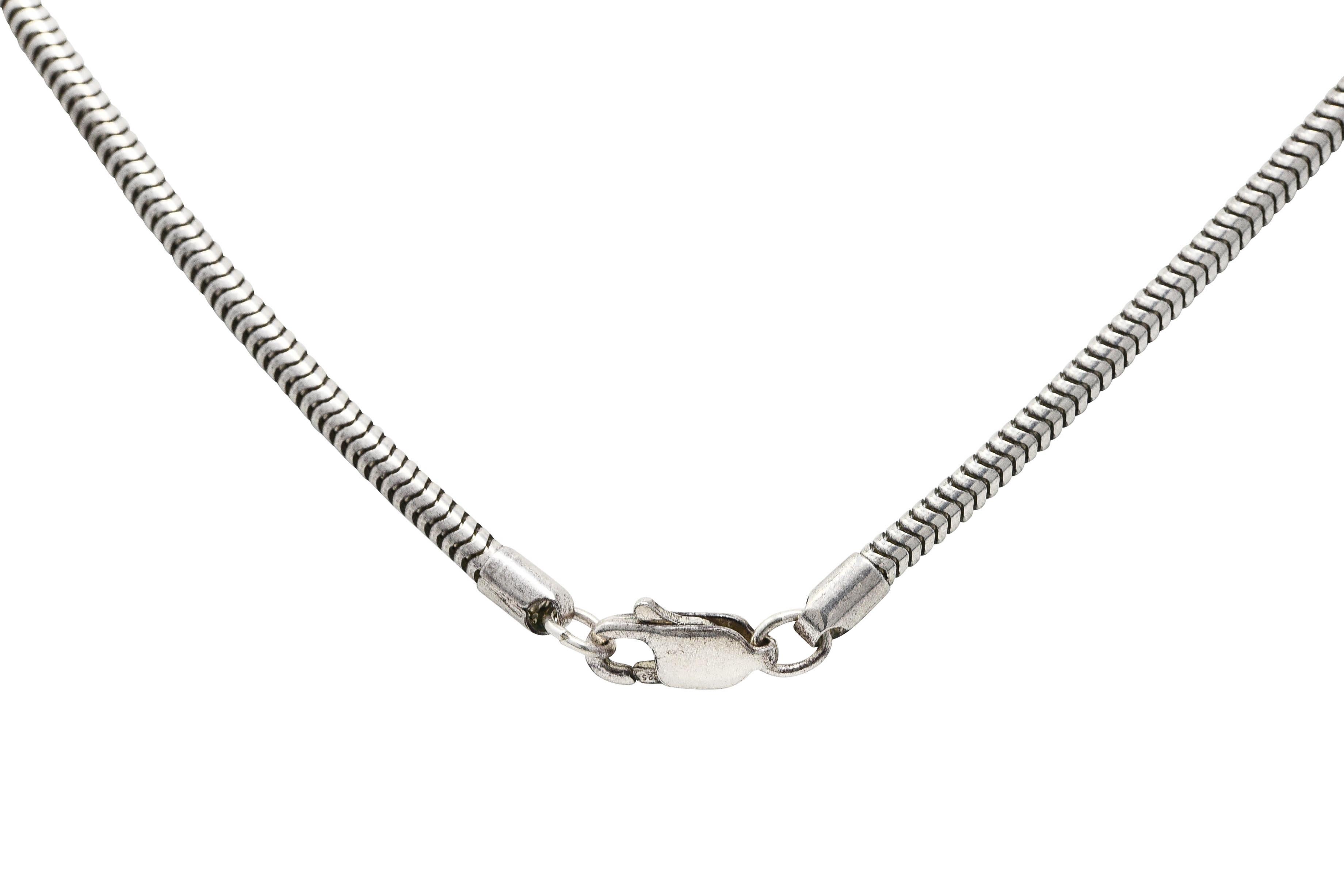 1990's Lagos Sterling Silver Rare Wonders Celestial Whistle Pendant Necklace 7