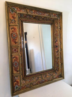 1990s Large Eglomise Mirror