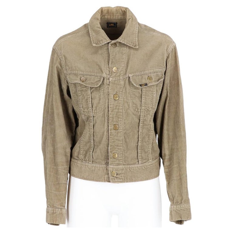 LEE COOPER Corduroy Jacket Men's XL cotton Beige type Vintage Second Hand