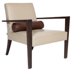 Used 1990s Ligne Roset French Line' Leather Chair by Didier Gomez