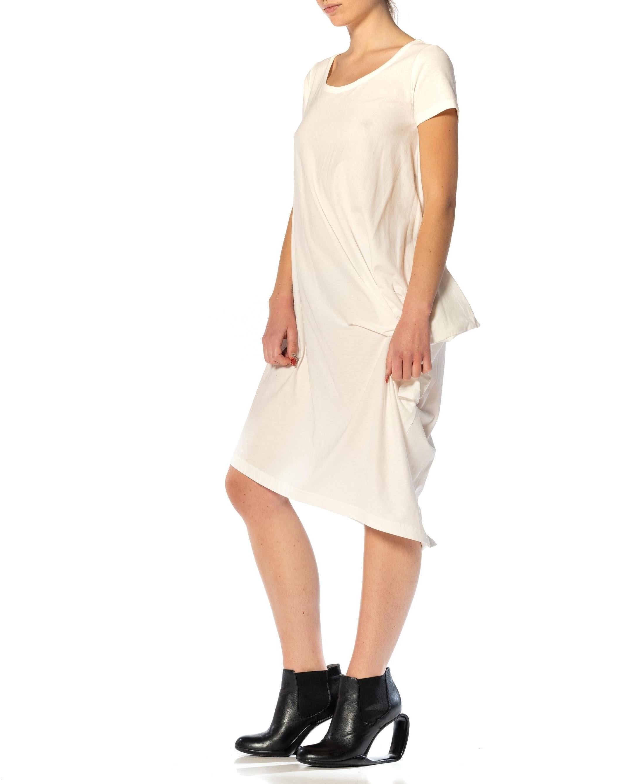 1990S LIMI White Cotton Dress With Pocket For Sale 1