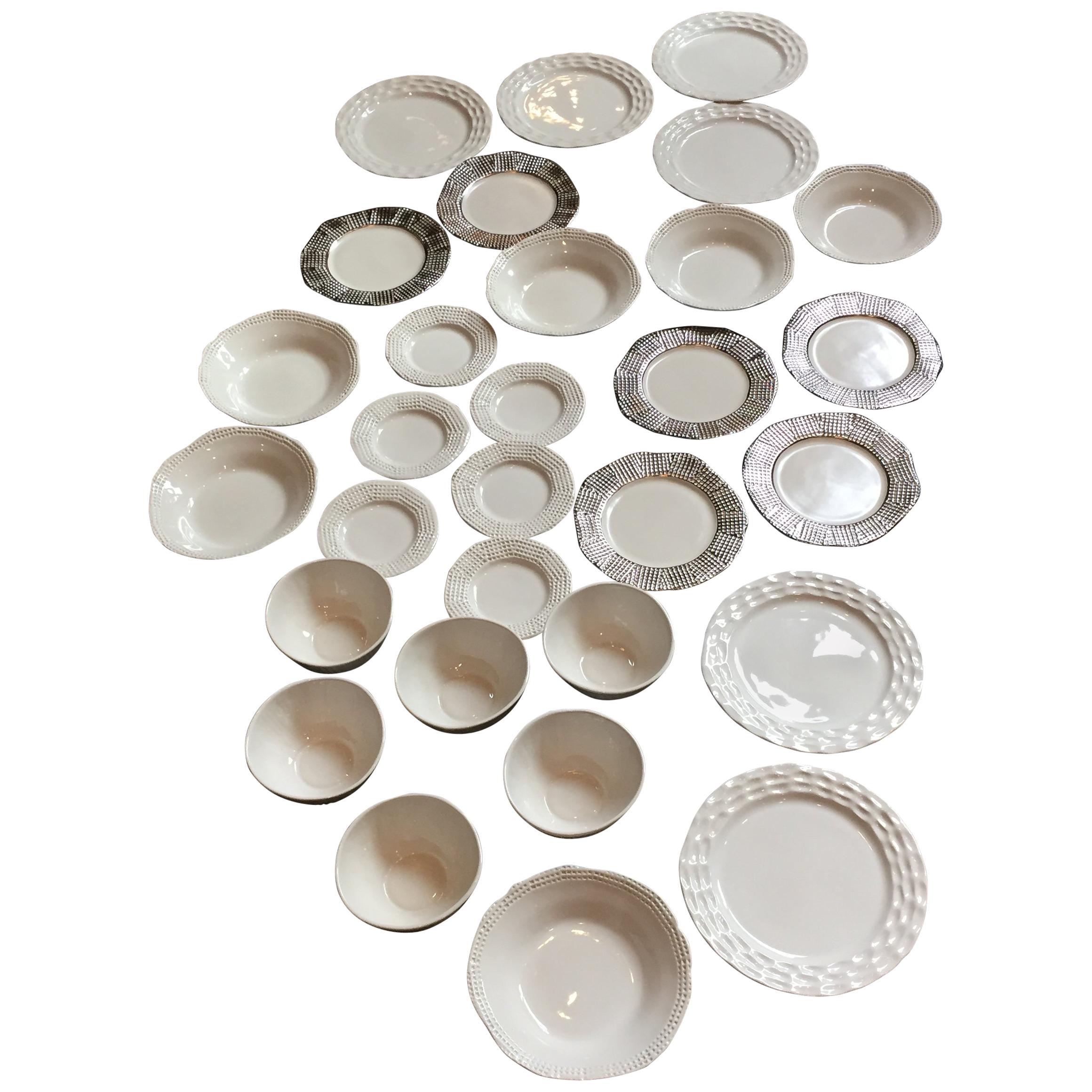Michael Wainwright Dinnerware Set of 30 Pieces 1990s Limited Edition For Sale