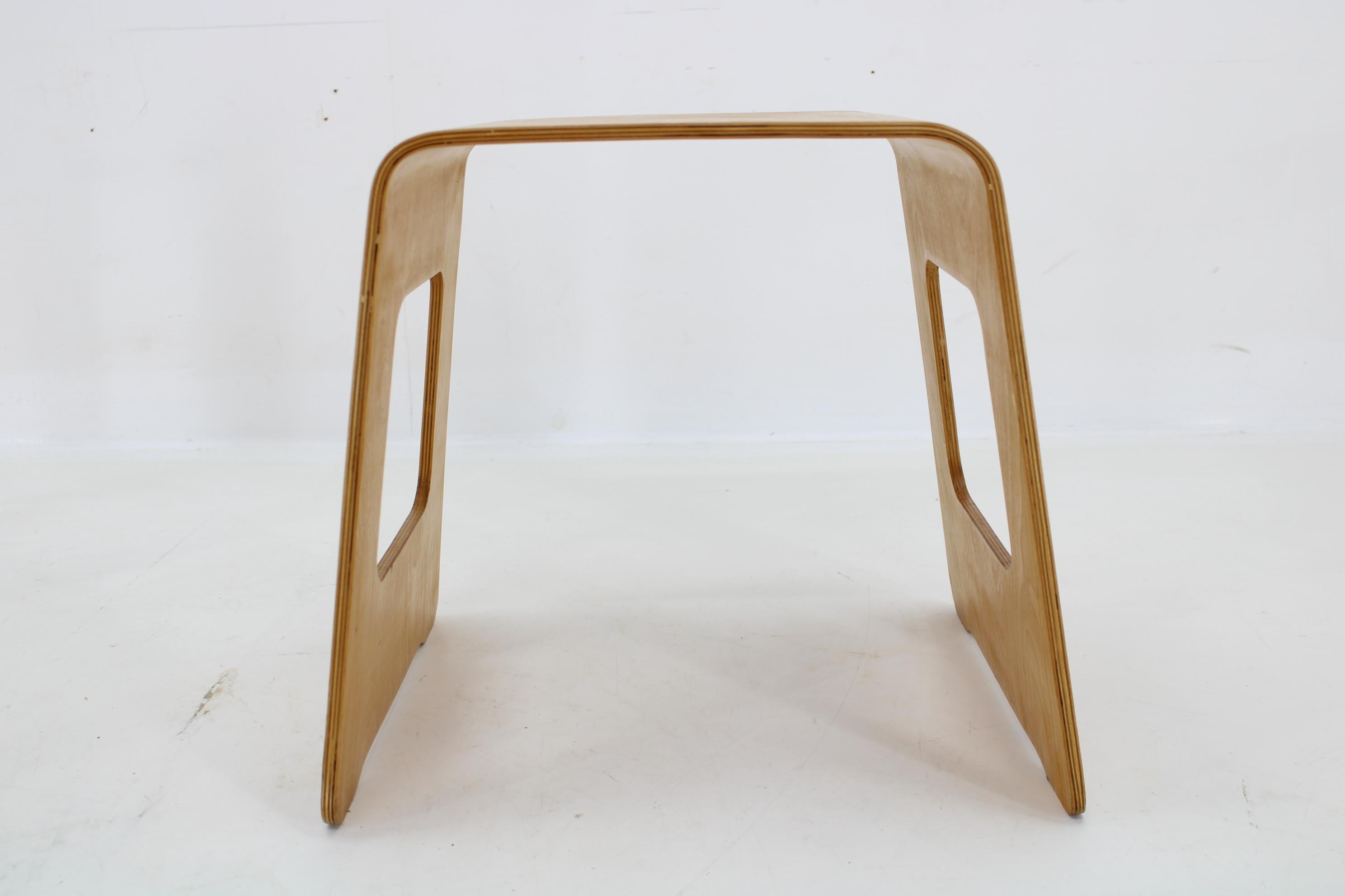 Late 20th Century 1990s Lisa Norinder Pair of Wooden Stools for Ikea, Sweden For Sale