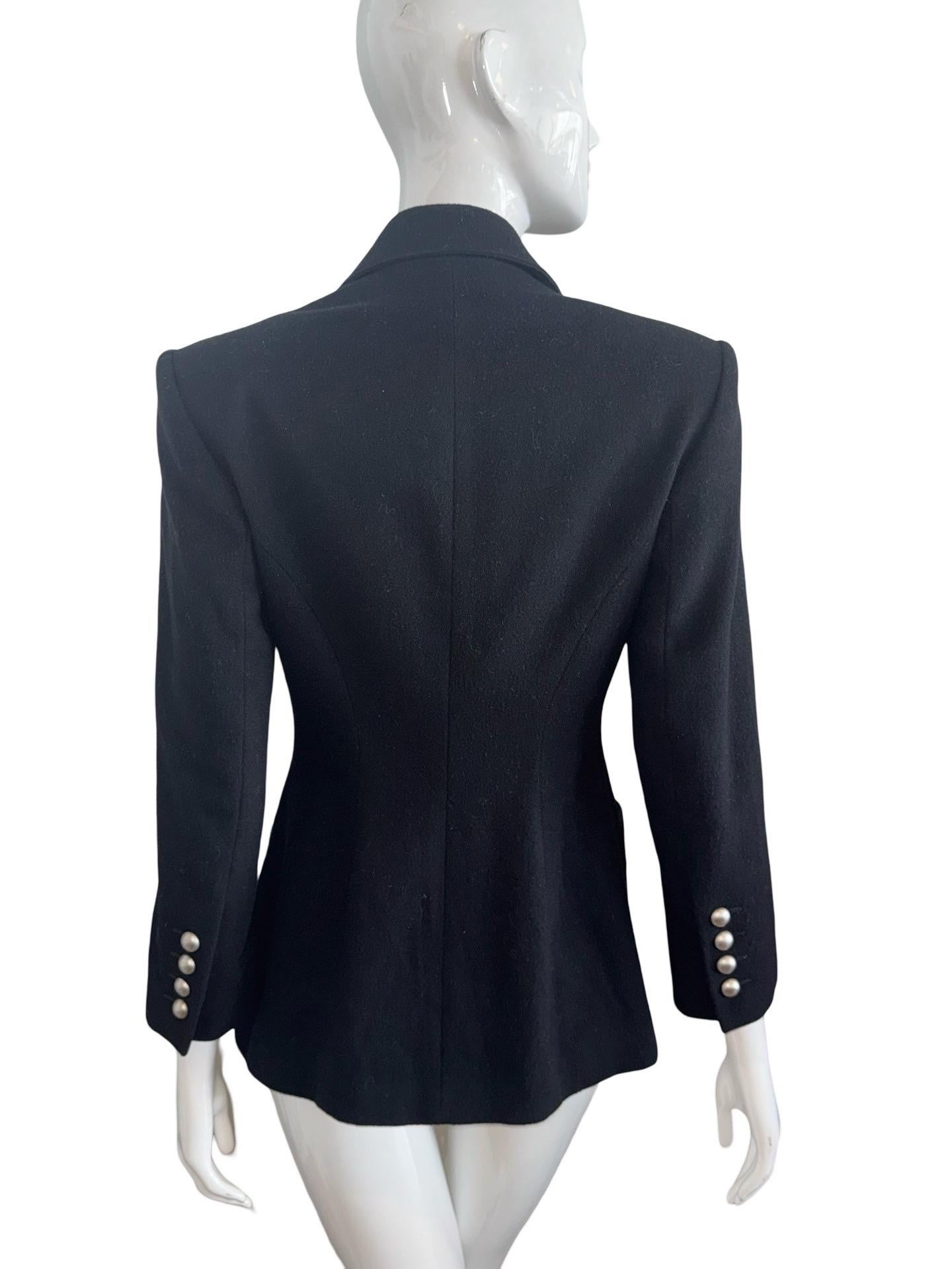 Femenino o masculino Blazer de lana con botones Lolita Lempicka de los años 90 en venta
