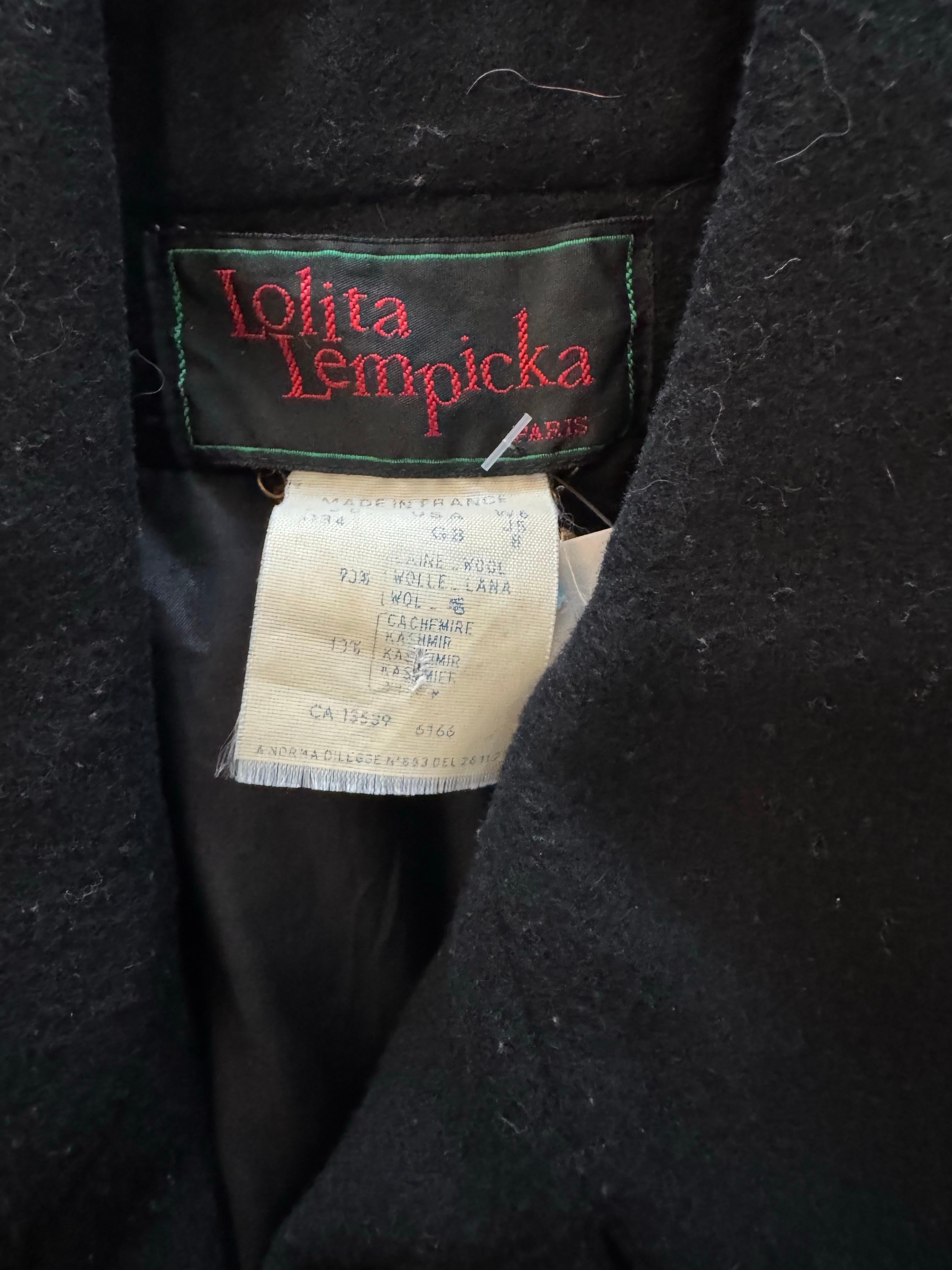 Blazer de lana con botones Lolita Lempicka de los años 90 en venta 2