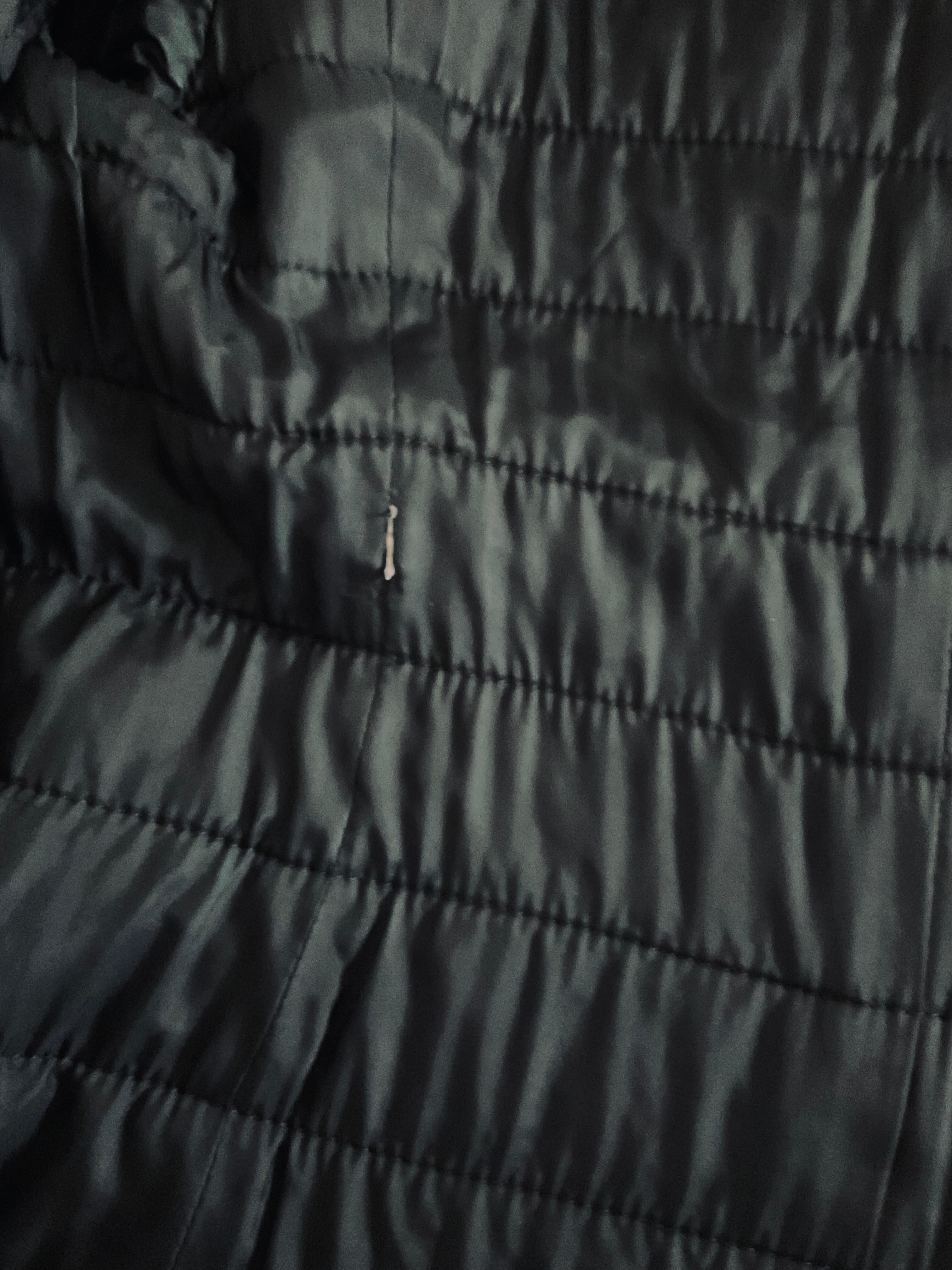 1990 Long manteau en daim avec col en fourrure en vente 5