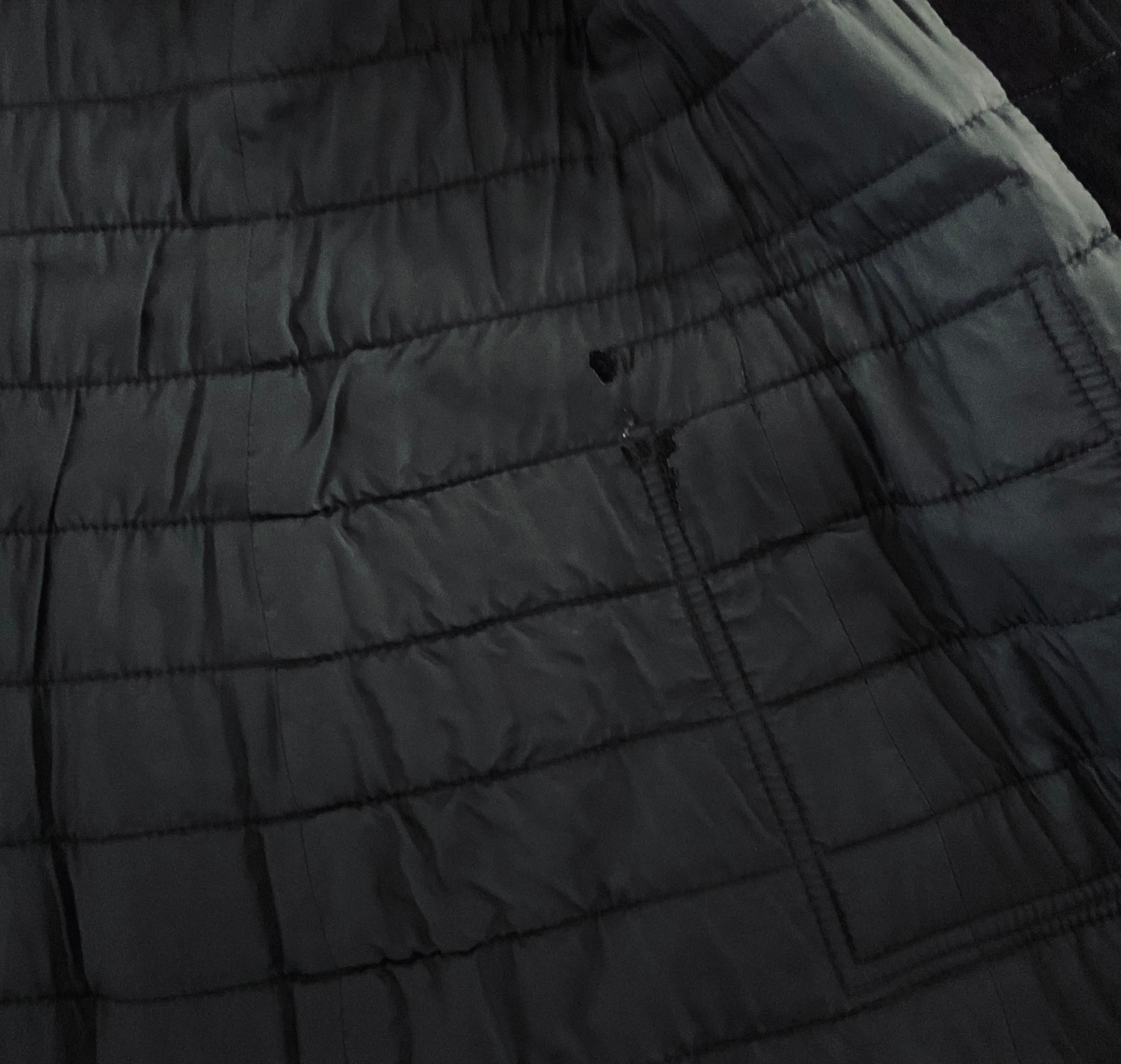 1990 Long manteau en daim avec col en fourrure en vente 4