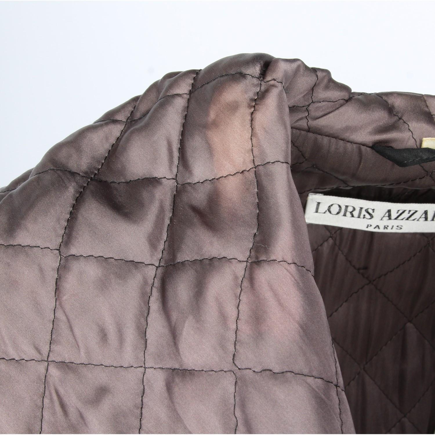 1990s Loris Azzaro Quilted Coat In Good Condition In Lugo (RA), IT