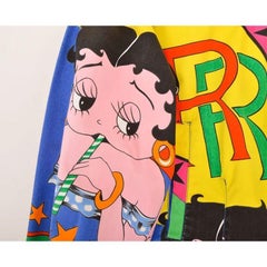 1990's Loud Vintage Gianni Versace 'Betty Boop' Colourful Pattern Jacket