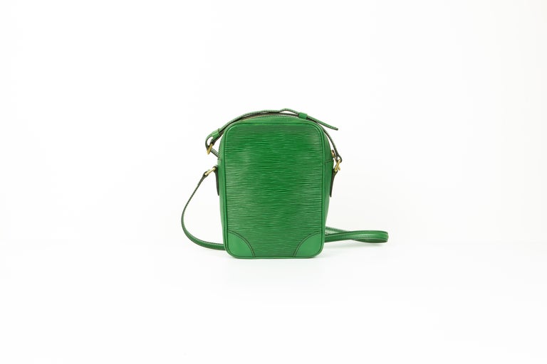LOUIS VUITTON Green and Blue Epi Leather Vintage Noé at 1stDibs