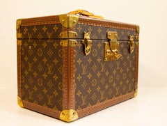 1990s Louis Vuitton Monogram Hard Shell Boite Pharmacie Vanity Trunk Case