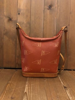 1990s LOUIS VUITTON Red Le Touquet America's Cup Crossbody Bag