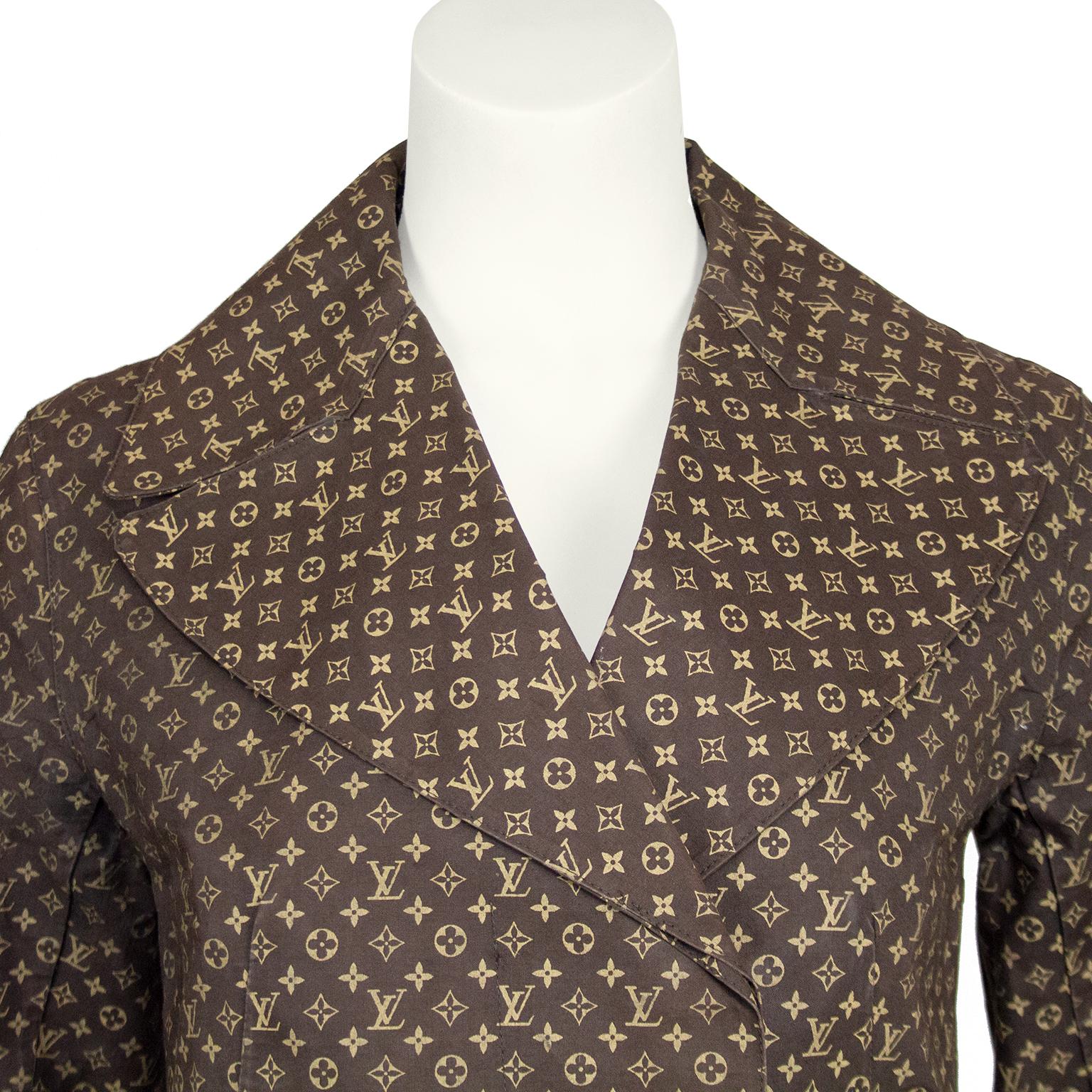 1990er Mackintosh x Louis Vuitton Monogramm-Trenchcoat  Damen im Angebot