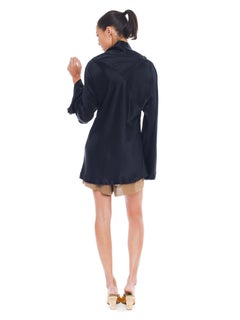 1990S MAISON MARTIN MARGIELA Black Silk White Label