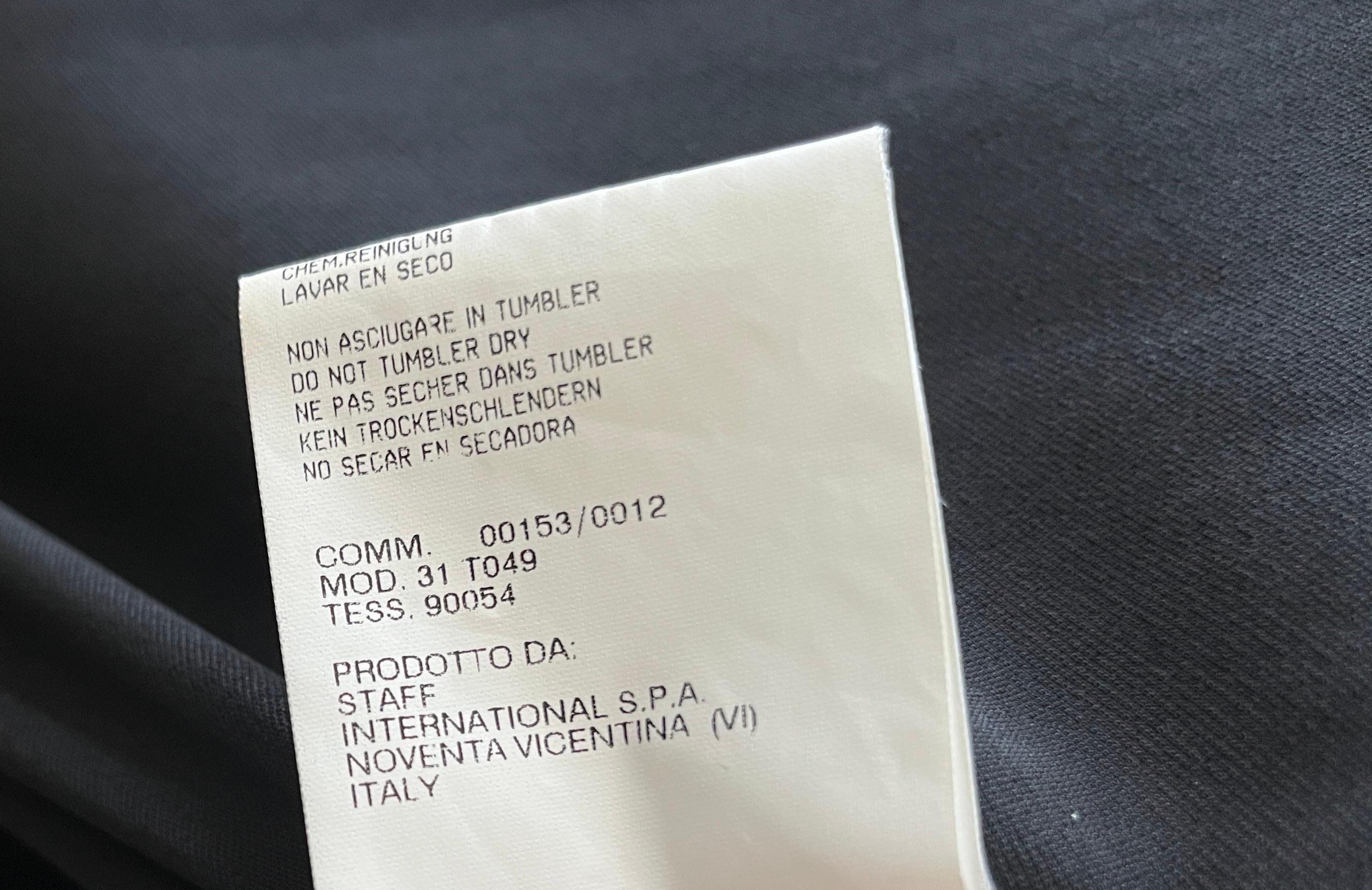 T-shirt Rare Martin Margiela Ice Blue Cape Bat - Taille EU 38 (I42), Neuf Avec étiquettes