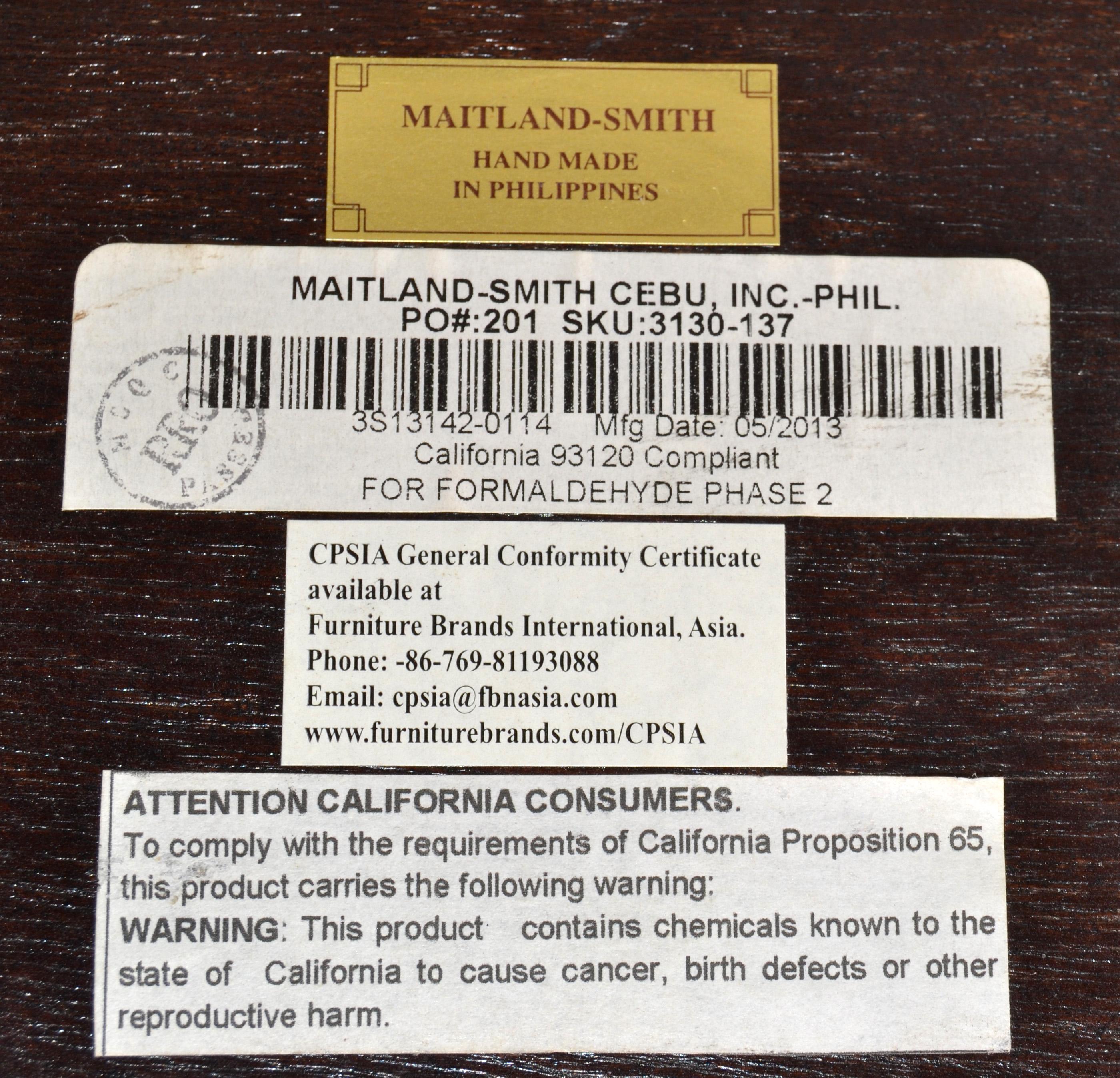 1990 Maitland Smith Table de jeu carrée en bois de Macassar Galuchat Mid-Century Modern 9