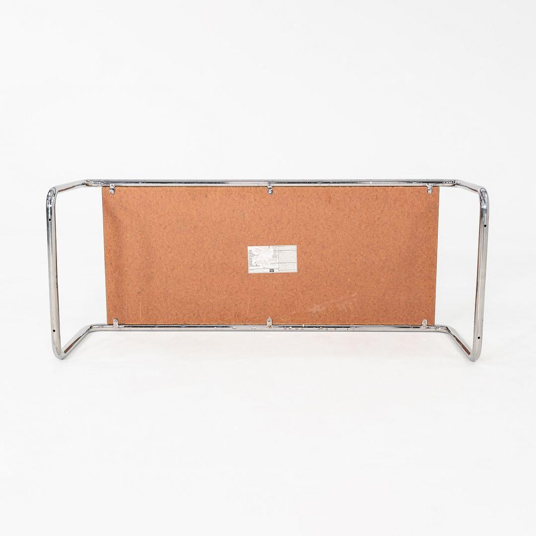 1990s Marcel Breuer for Thonet Laccio Coffee Table in Black Laminate For Sale 1