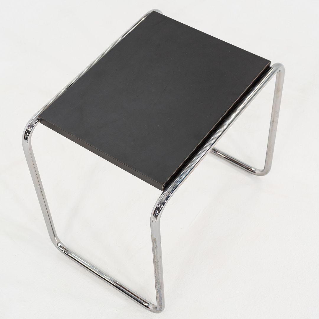 Fin du 20e siècle 1990 Marcel Breuer for Thonet Table d'appoint Laccio en noir 12+ Disponible en vente