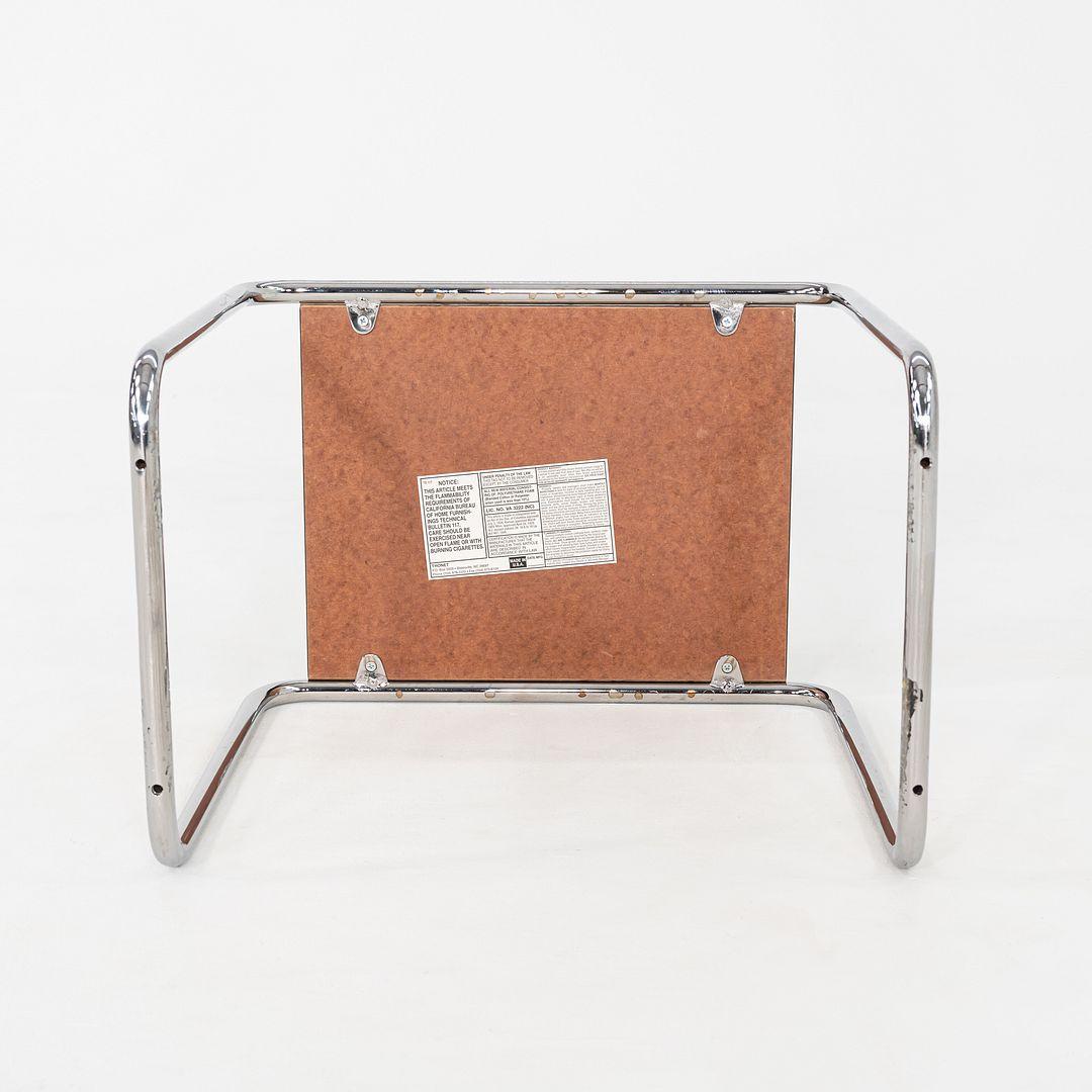 Acier 1990 Marcel Breuer for Thonet Table d'appoint Laccio en noir 12+ Disponible en vente