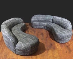 Sofás Seccionales Serpentinos Maurice Villency de los años 90 - Lote de 2