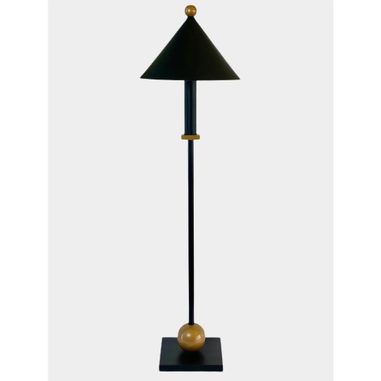George Kovacs Black Table Lamp, Simple Table Lamp By George Kovacs