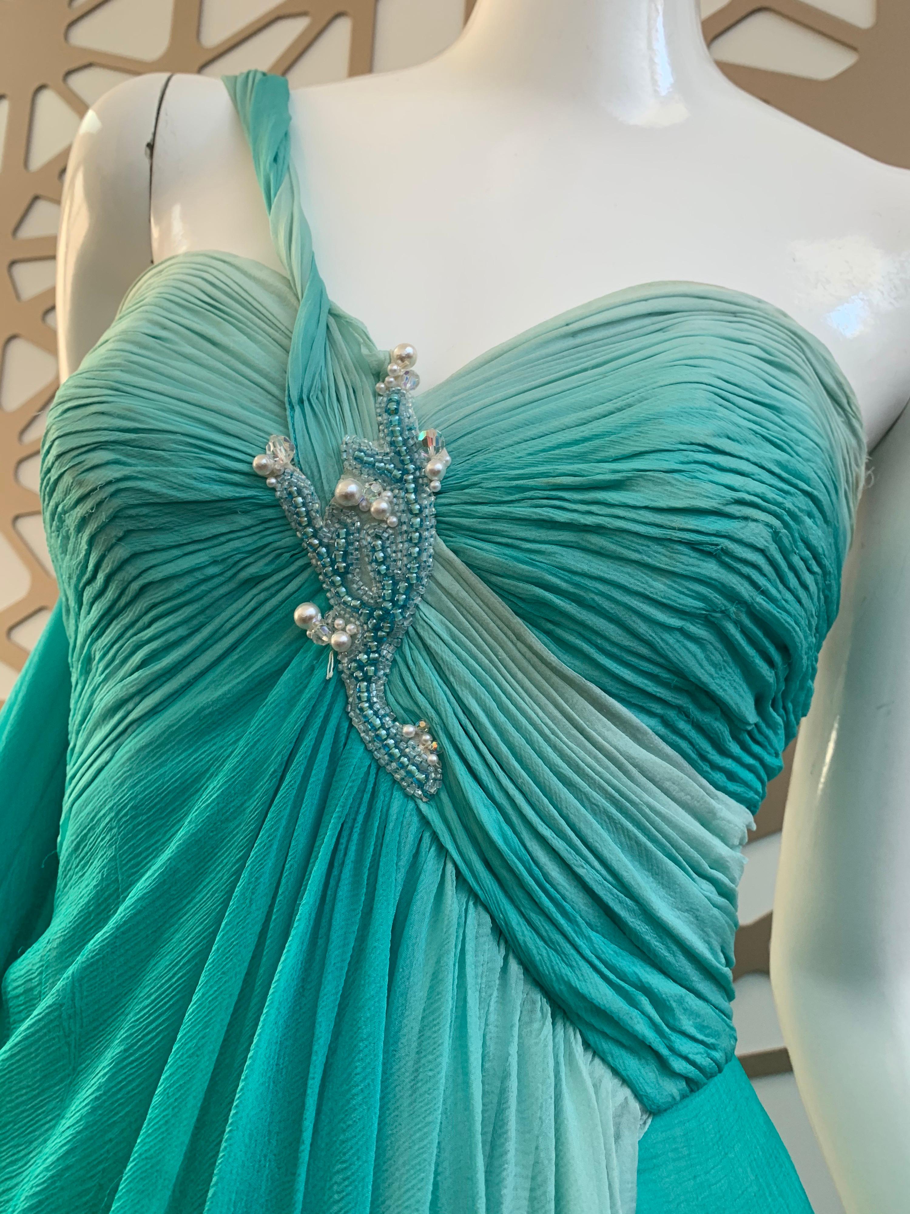 aquamarine gown
