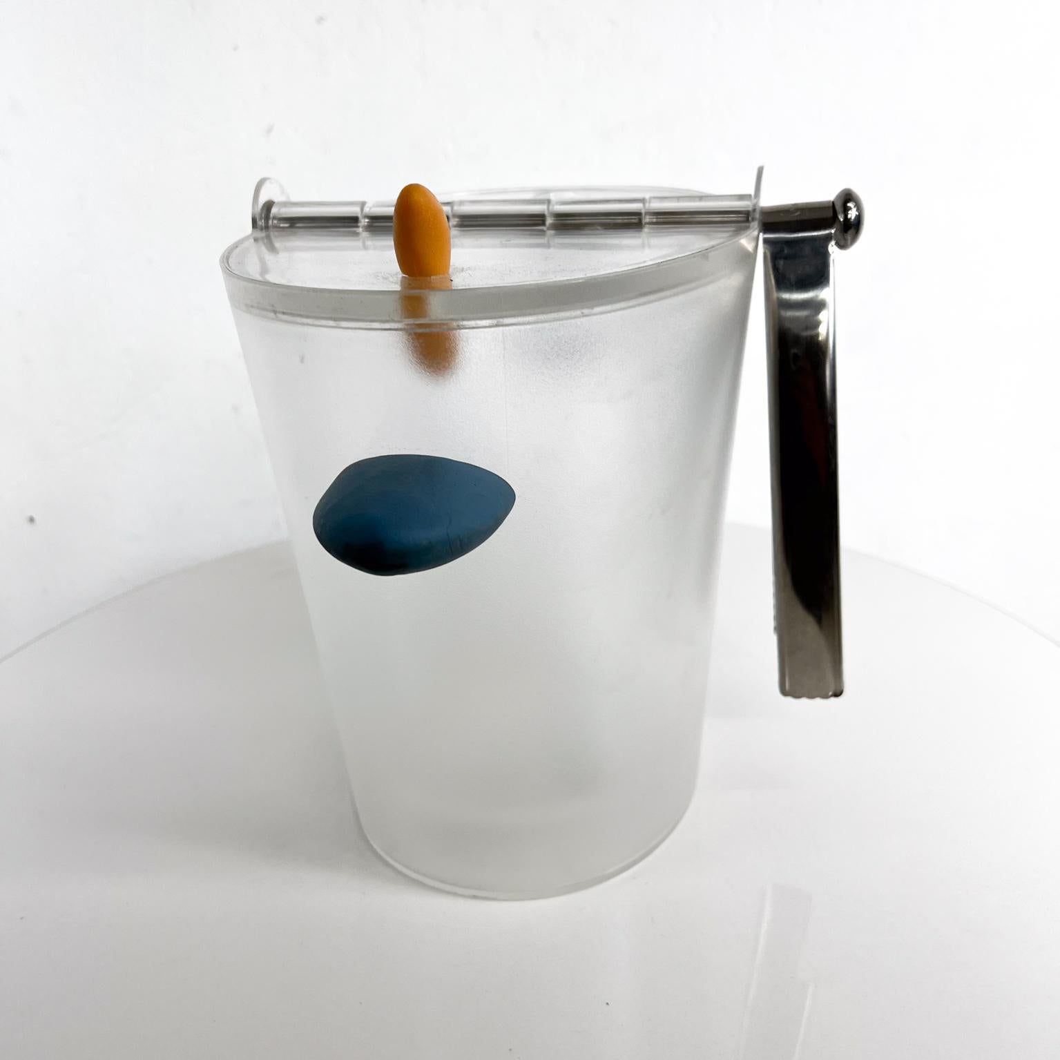 Late 20th Century 1990s Michael Graves Ice Bucket with Tongs