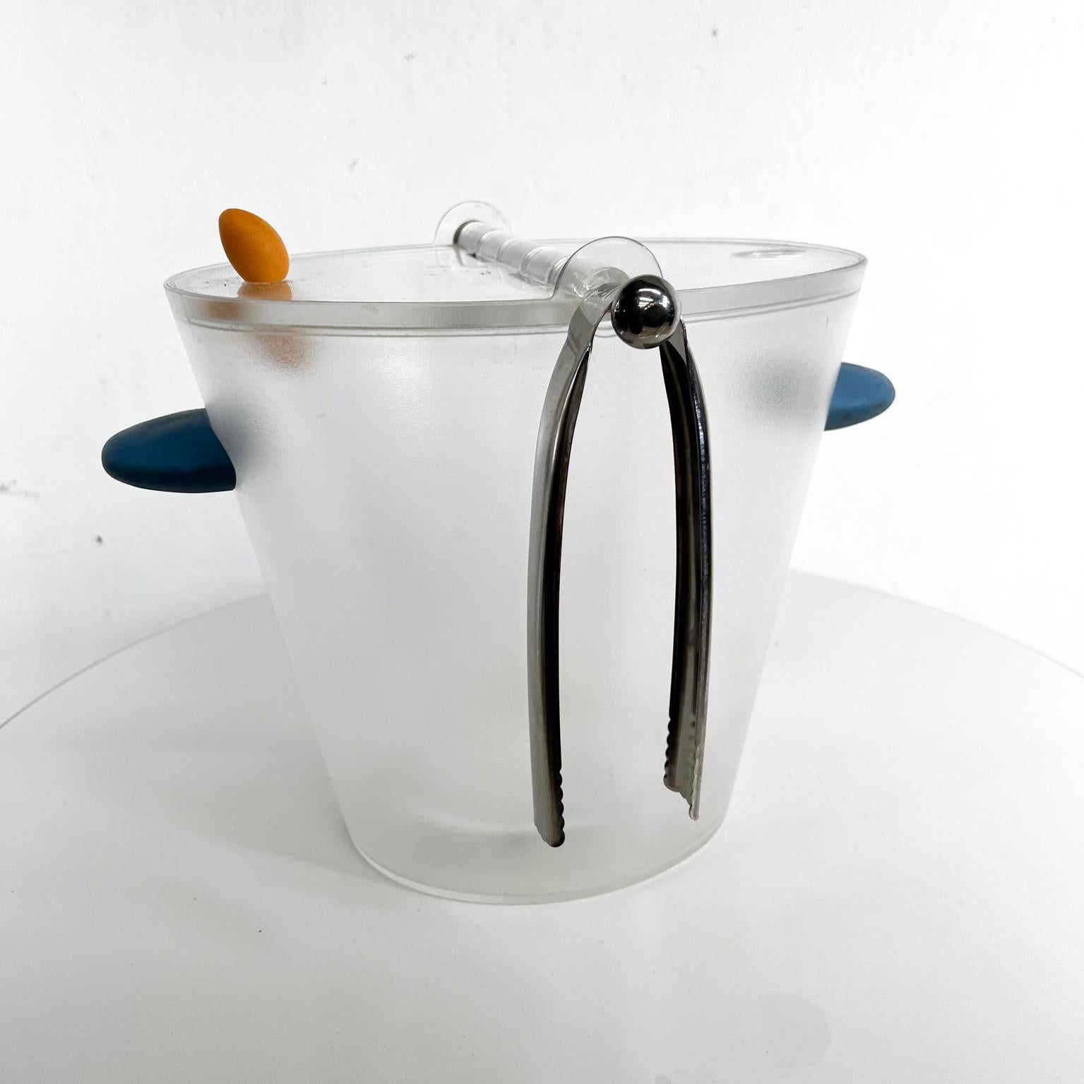 Metal 1990s Michael Graves Ice Bucket with Tongs
