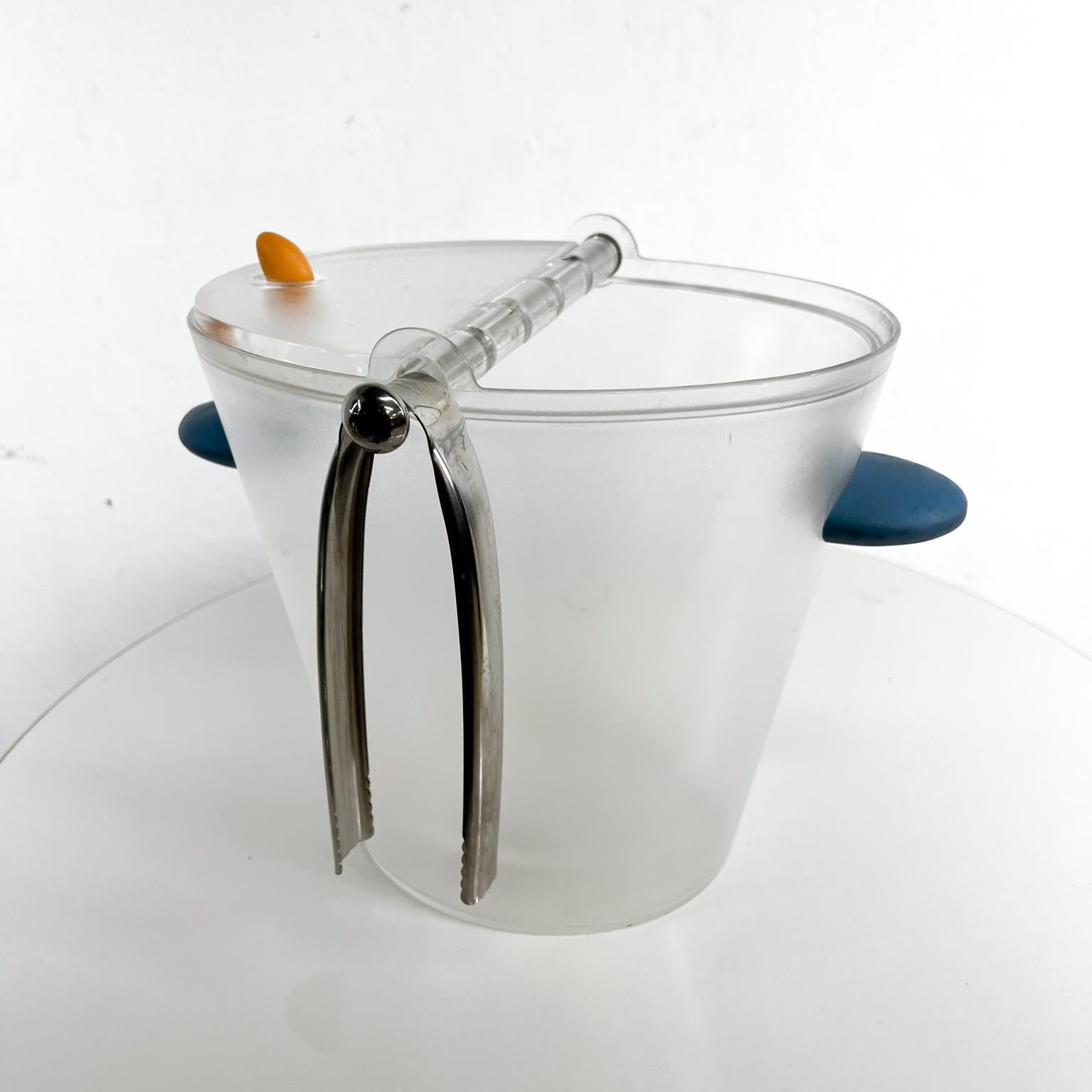 1990s Michael Graves Ice Bucket with Tongs 2