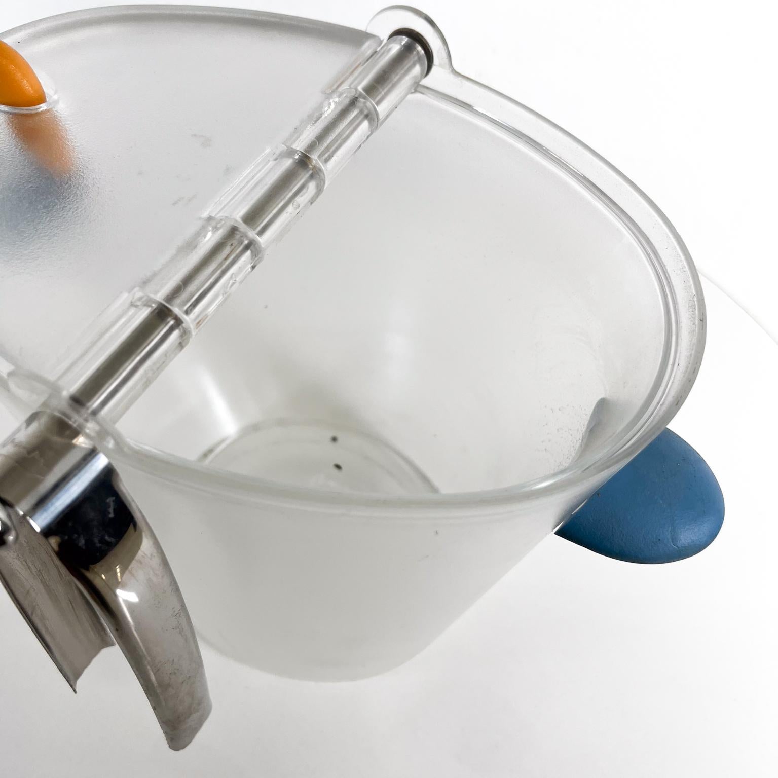1990s Michael Graves Ice Bucket with Tongs 3