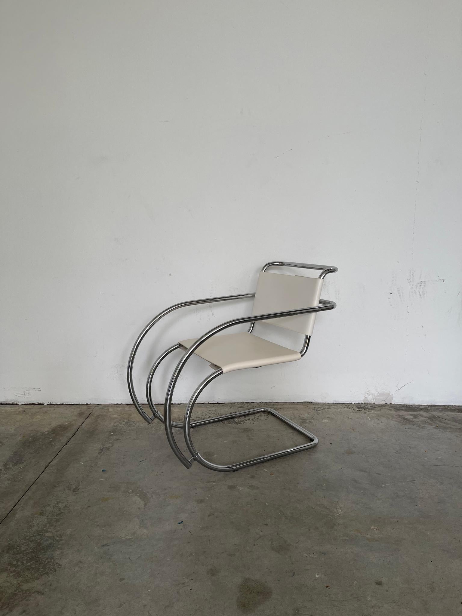 1990's Mies Van Der Rohe MR20 Armchairs 2