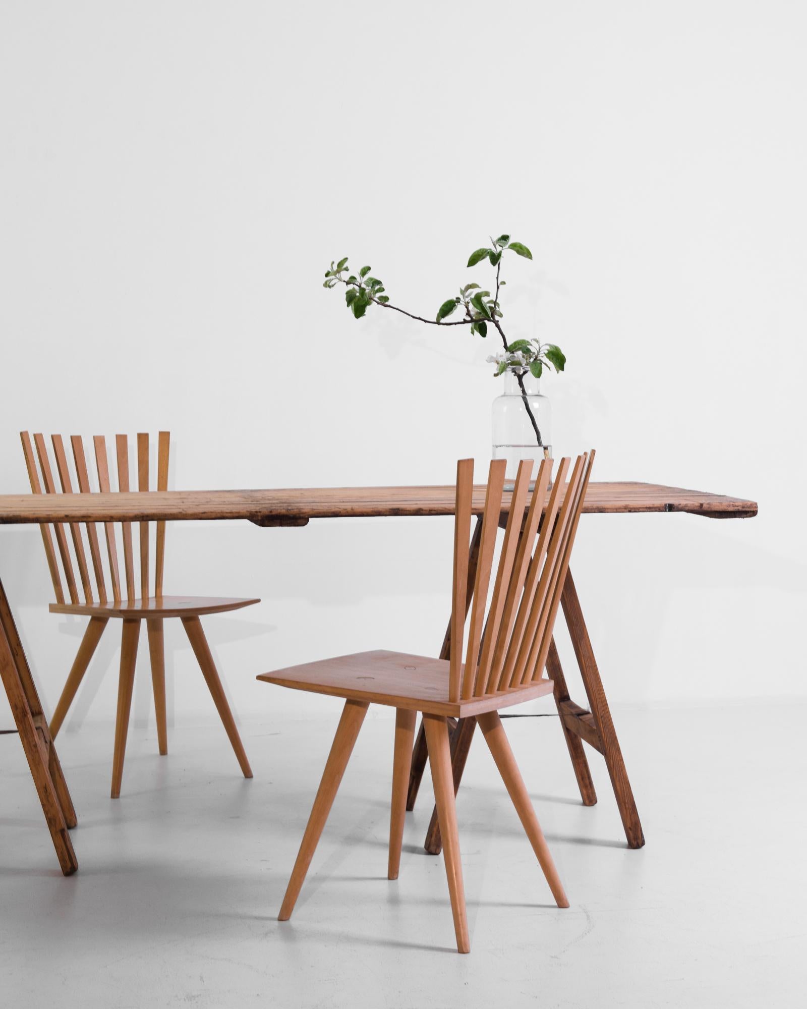 1990s 'Mikado' Chairs by J. Foersom & P. Hiort-Lorenzen, a Pair 4