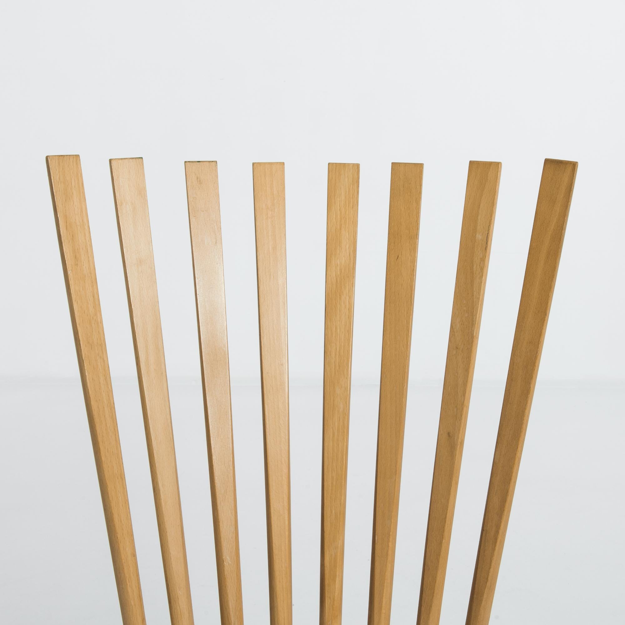 Beech 1990s 'Mikado' Chairs by J. Foersom & P. Hiort-Lorenzen, a Pair