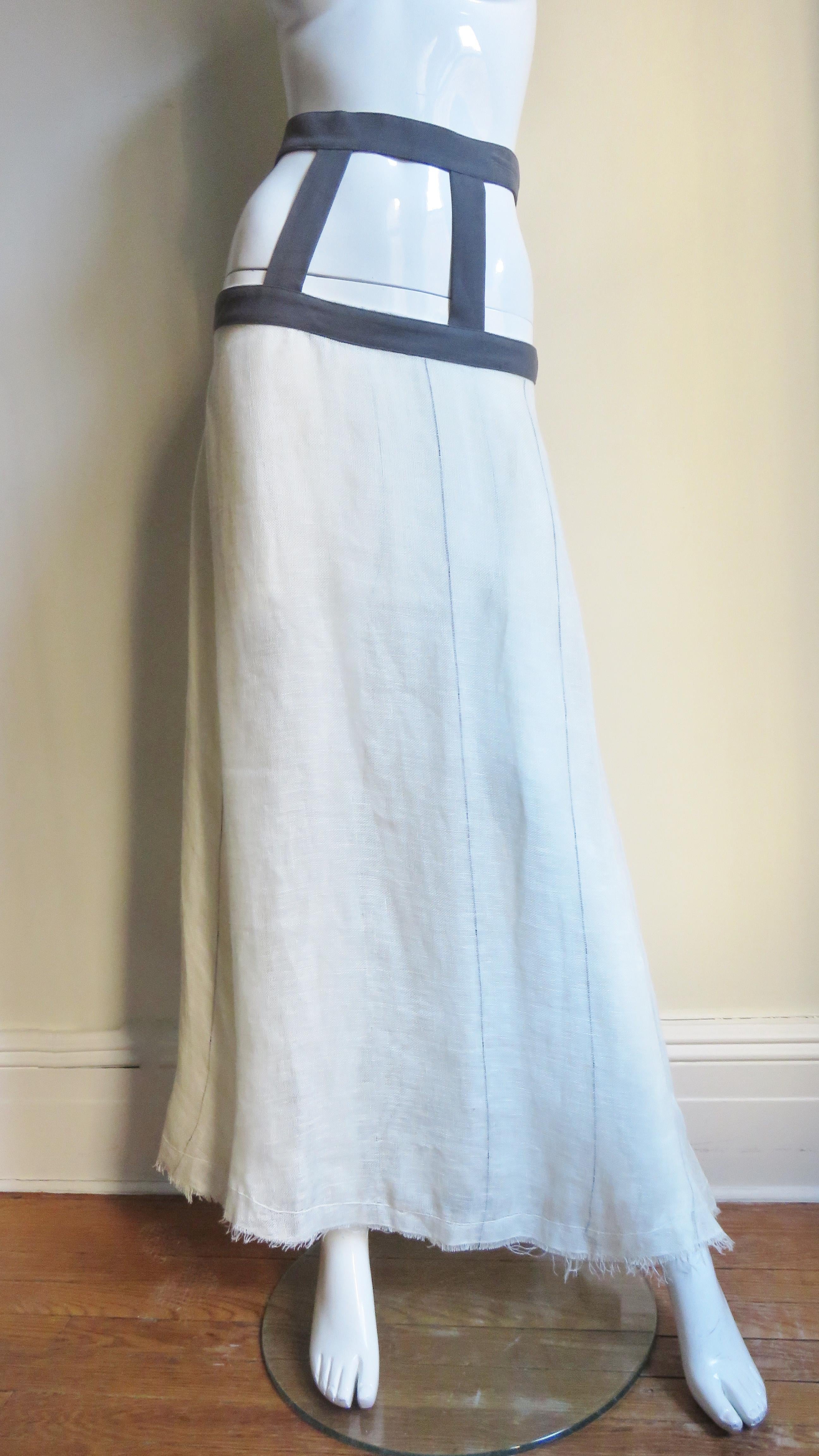 Women's Cage New Yoke Maxi Skirt 1990s