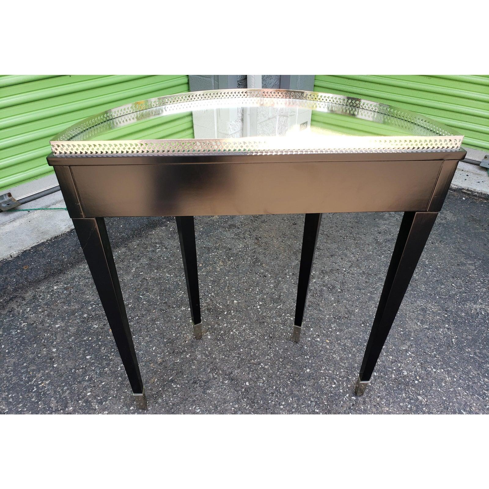Table de foyer contemporaine à miroir des années 1990 Excellent état - En vente à Germantown, MD